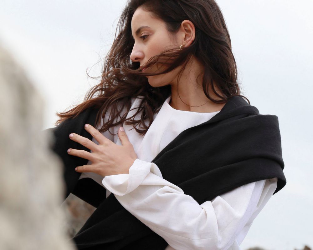 BUFANDY | Sjaal Solid - Black